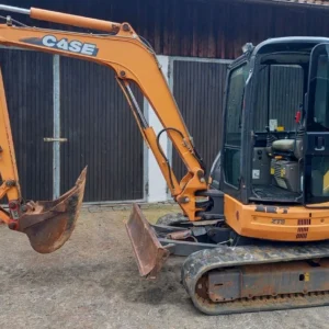 case cx50c + 3 godets – mini pelle 5t