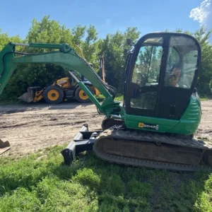 jcb 8045 sts + 3 godets / 2007 mini pelle 4,75t