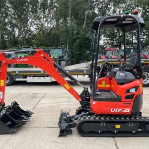 kubota u17 3a + 3 godets – mini pelle 1,7t