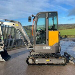 mini pelle volvo ecr25d 2,5t machine hydraulique compacte de chantier