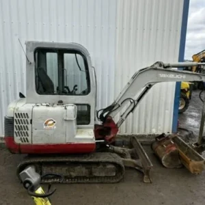 takeuchi tb125 cabine + 3 godets – mini pelle 2,8t