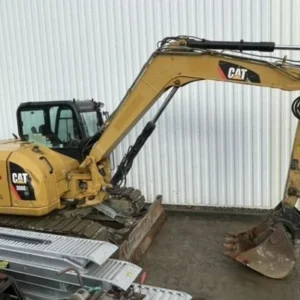 caterpillar 308e2cr + 3 godets – mini pelle 8,5t
