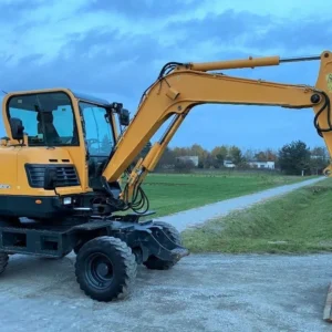 hyundai robex 55w 9a + 3 godets – mini pelle 5,5t – pelle de chantier