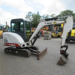 bobcat x334 + 3 godets – mini pelle 3,4t