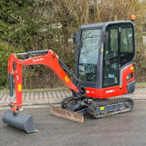 kubota kx016 4 + 3 godets – mini pelle 1,61t