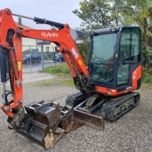 kubota kx030 4 + 3 godets 2020 – mini pelle 2,865t