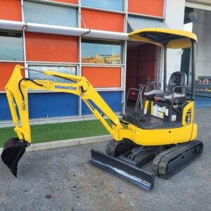 komatsu pc 18 mr2 + 3 godets – mini pelle 1,9t
