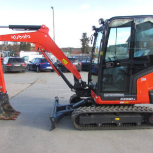 kubota kx 030 4 + 3 godets – mini pelle 2,865t