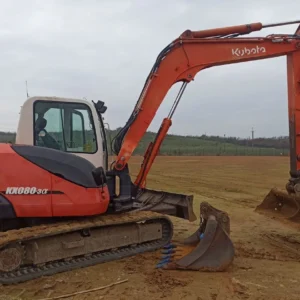 kubota kx080 3a+ 3 godets – mini pelle 8,1t